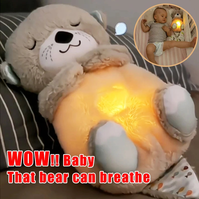 Soft Rhythmic Breathing Plush Teddy Bear